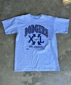 Vintage Style 90s Los Angeles Dodgers T-Shirt Sweatshirt Pullover Hoodie Reprinted Full Color Full Size Gift for Los Angeles Dodgers Fans