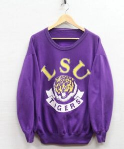 Vintage Style 90s Louisiana State University LSU Tigers Crewneck Sweatshirt, LSU Tigers Shirt, LSU Tigers Hoodie, Gift For Her, Gift For Him