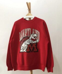 Vintage Style 90s Maryland Terrapins Crewneck Sweatshirt, Maryland Terrapins Shirt, Maryland Terrapins Hoodie, Gift For her, Gift For Him