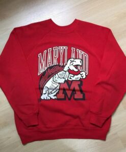 Vintage Style 90s Maryland Terrapins Crewneck Sweatshirt, Maryland Terrapins Shirt, Maryland Terrapins Hoodie, Gift For her, Gift For Him