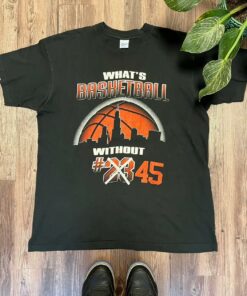 Vintage Style 90s Michael Jordan What'S Baseball Without 45 T Shirt Hoodie Sweatshirt Full Size Full Color Gift for BNA Fans