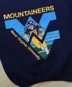 Vintage Style 90s Mountainees West Virginia University Crewneck Sweatshirt, Vintage Style 90s Shirt, Mountainees Sweater, Gift For Her, Gift For Him