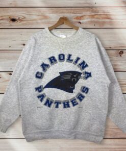 Vintage Style 90s NFL Carolina Panthers Crewneck Sweatshirt Printed Spell Out Big Logo NFL Carolina Panthers Sweater Pullover, Hoodie, Shirt Gifts for Fans