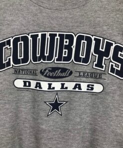 Vintage Style 90s NFL Dallas Cowboys Crewneck Sweatshirt Printed Spell Out Big Logo NFL Dallas Cowboy Sweater Pullover Unisex Clothing, Hoodie, Shirt Gifts for Fans