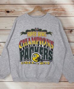 Vintage Style 90’s NFL Green Bay Packers Crew Neck Sweatshirt Printed Big Logo NFL Green Bay Packers Sweater Pullover, Hoodie, Shirt Gifts for Fans