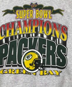 Vintage Style 90’s NFL Green Bay Packers Crew Neck Sweatshirt Printed Big Logo NFL Green Bay Packers Sweater Pullover, Hoodie, Shirt Gifts for Fans