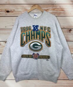 Vintage Style 90’s NFL Green Bay Packers Crewneck Sweatshirt Printed Spell Out Big Logo NFL Green Bay Packers Sweater, Shirt Gifts for Fans