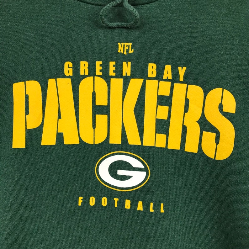 Vintage Style 90’s NFL Green Bay Packers Pullover Hoodie Printed Spell Out Big Logo NFL Green Bay Packers Sweater Pullover, Hoodie, Shirt Gifts for Fans
