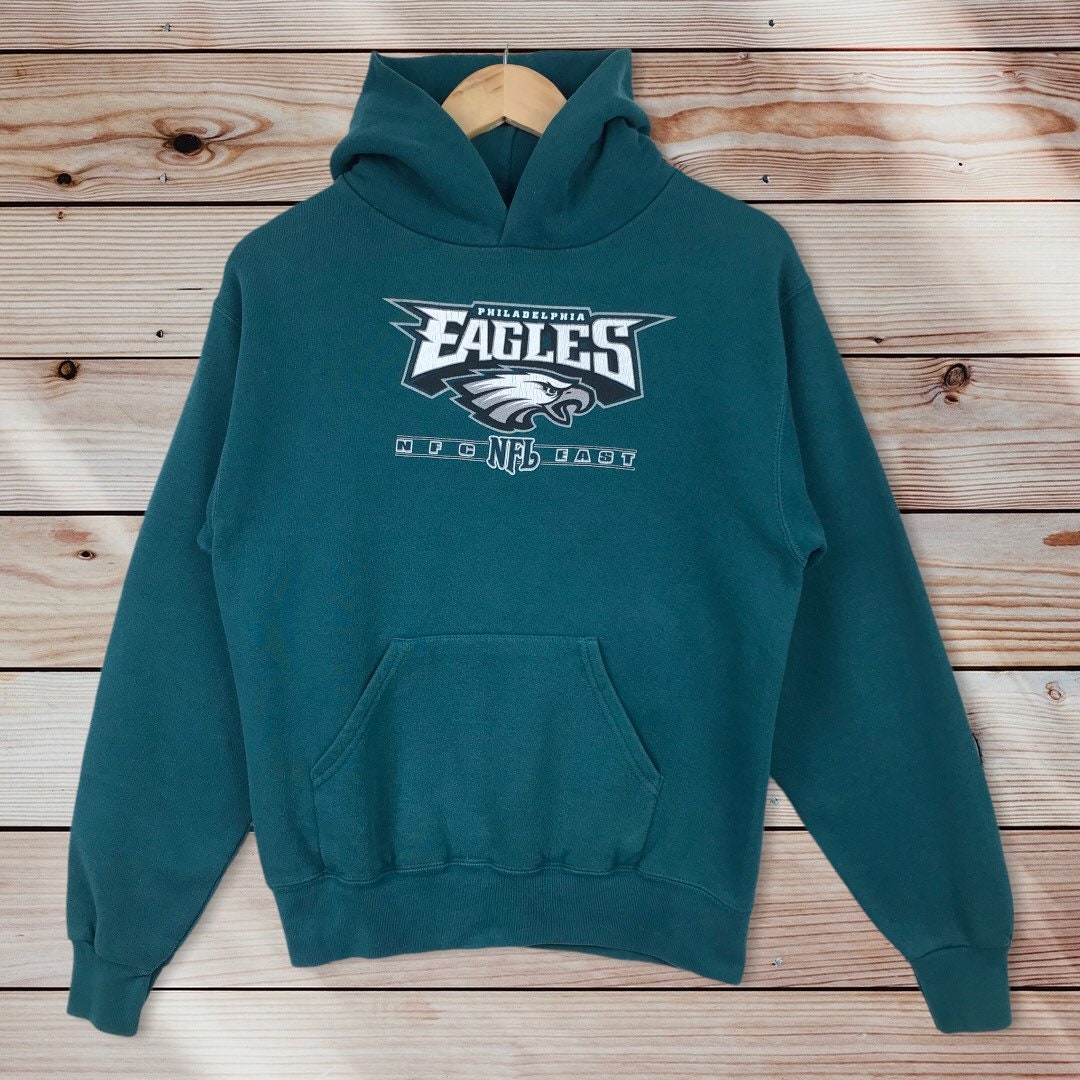 Vintage Style 90’s NFL Philadelphia Eagles Pullover Hoodie Printed Spell Out Big Logo NFL Philadelphia Eagles Sweater Pullover, Hoodie, Shirt Gifts for Fans