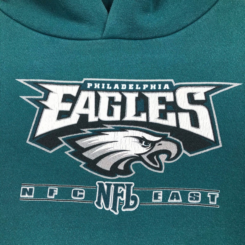 Vintage Style 90’s NFL Philadelphia Eagles Pullover Hoodie Printed Spell Out Big Logo NFL Philadelphia Eagles Sweater Pullover, Hoodie, Shirt Gifts for Fans