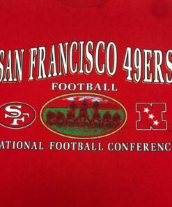 Vintage Style 90’s NFL San Francisco 49ers T-shirt Printed Spell Out Big Logo Graphic, Hoodie, Sweatshirt Gifts for Fans