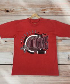 Vintage Style 90’s NHL Florida Panthers Crew Neck T-shirt Printed Spell Out Big Logo NHL Florida Panthers Shirts