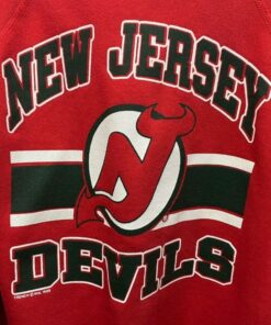 Vintage Style 90s New Jersey Devils Crewneck Sweatshirt, New Jersey Devils Shirt, New Jersey Devils Hoodie Full size