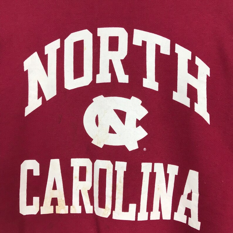 Vintage Style 90’s North Carolina University Crewneck Sweatshirt Printed Big Logo North Carolina Sweater Pullover, Hoodie, Shirt Gifts for Fans