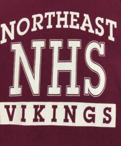 Vintage Style 90’s Northeast Vikings High School Football Club Crewneck Sweatshirt Printed Logo Northeast Vikings Sweater Pullover, Hoodie, Shirt Gifts for Fans
