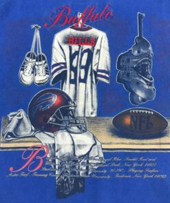 Vintage Style 90’s Nutmeg NFL Buffalo Bills Crewneck T-shirts Printed Spell Out Big Logo NFL Buffalo Bills Shirts, Sweatshirt, Hoodie Gifts for Fans