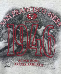Vintage Style 90’s Nutmeg NFL San Francisco 49ers Crewneck Sweatshirt Printed Spell Out Big Logo NFL 49ers San Francisco Sweater Pullover, Hoodie, Shirt Gifts for Fans