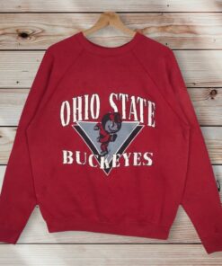 Vintage Style 90’s Ohio State Buckeyes Crewneck Sweatshirt Printed Logo Ohio State Buckeyes Sweater Pullover, Hoodie, Shirt Gifts for Fans