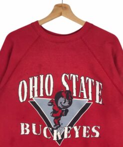 Vintage Style 90’s Ohio State Buckeyes Crewneck Sweatshirt Printed Logo Ohio State Buckeyes Sweater Pullover, Hoodie, Shirt Gifts for Fans