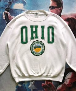 Vintage Style 90s Ohio University Crewneck Sweatshirt, Vintage Style 90s Shirt, Gift For Her, Gift For Him