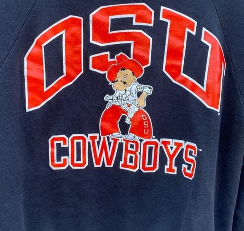 Vintage Style 90s Oklahoma State University Cowboys Crewneck Sweatshirt, Vintage Style 90s Shirt, Gift For Her, Gift For Him