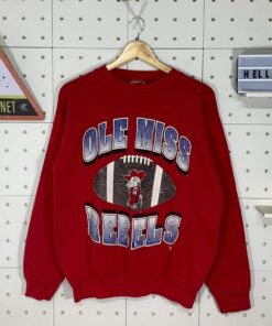 Vintage Style 90s Ole Miss Rebels Sweatshirt, Ole Miss Rebels Crewneck, University Mississippi Sweater, Ole Miss Rebels Shirt, Gift for Her