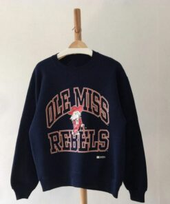 Vintage Style 90s Ole Miss Rebels University Crewneck Sweatshirt, Vintage Style 90s Shirt, University of Mississippi Shirt, Gift For her, Gift For Him