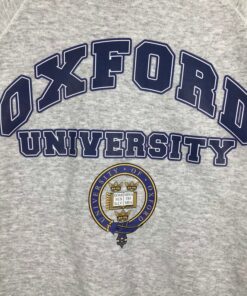 Vintage Style 90’s Oxford University Crewneck Sweatshirt Printed Spell Out Big Logo Oxford University Sweater Pullover, Hoodie, Shirt Gifts for Fans