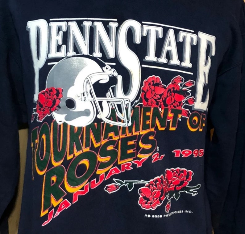 Vintage Style 90s Penn State University Nittany Lions 1995 Rose Bowl Sweatshirt, Penn State Sweater, Vintage Style 90s Shirt, Gift for Her, Gift For Him