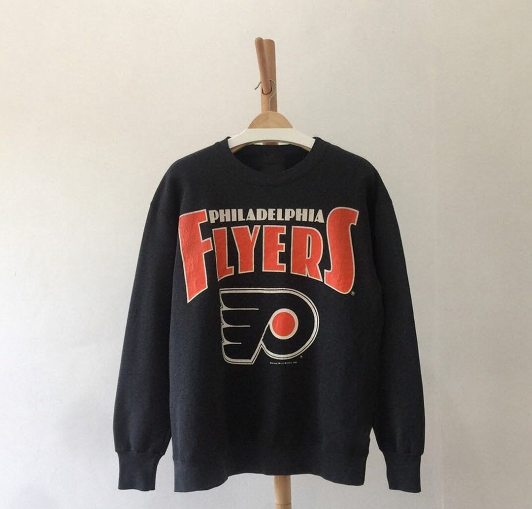 Vintage Style 90s Philadelphia Flyers Crewneck Sweatshirt, Philadelphia Flyers Shirt, Philadelphia Flyers Hoodie, Gift For her, For Him