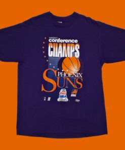 Vintage Style 90's Phoenix Suns BNA Finals Conference Champions T Shirt Hoodie Sweatshirt Full Size Full Color Gift for BNA Fans