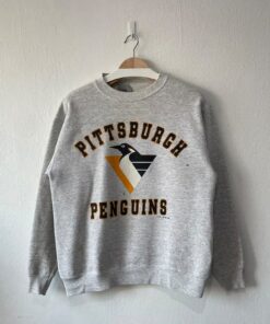 Vintage Style 90s Pittsburgh Penguins Crewneck Sweatshirt, Pittsburgh Penguins Shirt, Pittsburgh Penguins Hoodie, Gift For her, Gift For Him