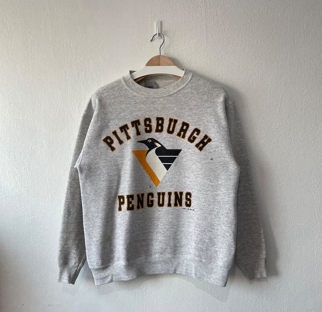 Vintage Style 90s Pittsburgh Penguins Crewneck Sweatshirt, Pittsburgh Penguins Shirt, Pittsburgh Penguins Hoodie, Gift For her, Gift For Him