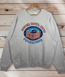 Vintage Style 90’s Pro Player San Diego Super Bowl Volunteer Crew Neck Sweatshirt Printed Big Logo Super Bowl Sweater Pullover