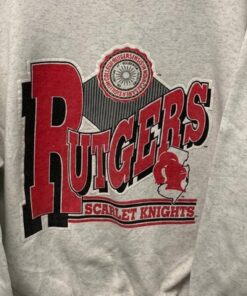 Vintage Style 90s Rutgers University Sweatshirt, Rutgers Sweater, Vintage Style Rutgers Shirt, Vintage Style 90s Shirt, Gift For her, Gift For Him