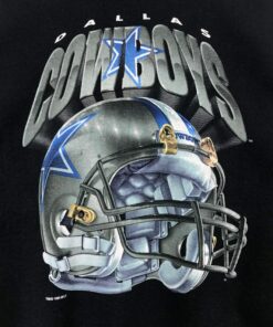 Vintage Style 90’s Salem Sportswear NFL Dallas Cowboy Crewneck Sweatshirt Printed Spell Out Big Logo NFL Dallas Cowboy Sweater Pullover
