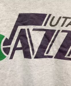 Vintage Style 90s T Shirt BNA Utah Jazz T-Shirt Sweatshirt Pullover Hoodie Reprinted Full Color Full Size Gift for BNA Fans