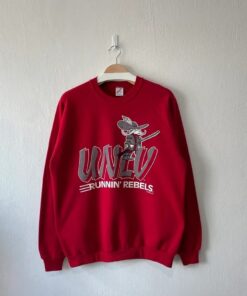 Vintage Style 90s UNLV University of Nevada Las Vegas Rebels Crewneck Sweatshirt, UNLV Sweater, Nevada Las Vegas Shirt, Gift For Her, Gift For Him