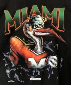 Vintage Style 90s University Of Miami Hurricanes T-shirt, Vintage Style NCAA Miami Hurricanes T-shirt, Miami Hurricanes Shirt,Gift For Her, Gift For Him