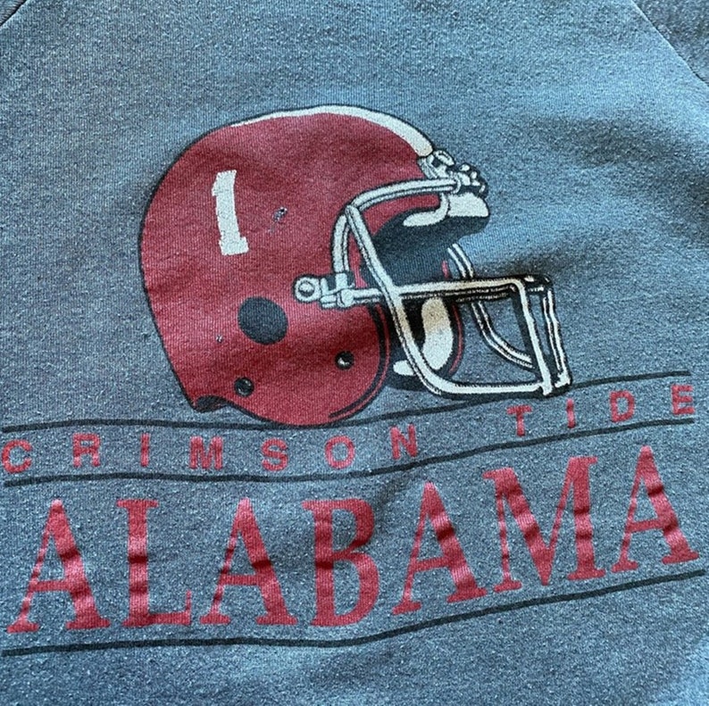 Vintage Style 90s University of Alabama Crimson Tide Crewneck Sweatshirt, Alabama Crimson Sweater, Vintage Style 90s Shirt, Gift For Her, Gift For him