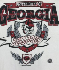 Vintage Style 90’s University of Georgia Bulldogs Crewneck T-shirt Printed Spell Out Big Logo Georgia Bulldogs Shirt, Sweatshirt, Hoodie, Shirt Gifts for Fans