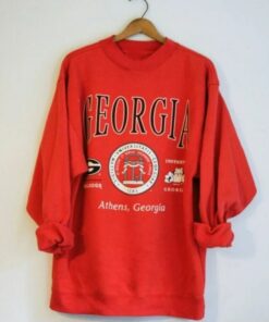 Vintage Style 90s University of Georgia Bulldogs Sweatshirt, Georgia Bulldogs Crewneck Sweater, Georgia Bulldogs Shirt, Gift For Her, Gift For Him