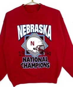 Vintage Style 90s University of Nebraska Cornhuskers National Champs Crewneck Sweatshirt, Vintage Style 90s Shirt, Gift For her, Gift For Him