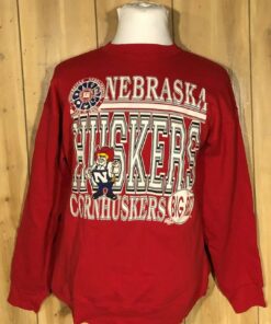 Vintage Style 90s University of Nebraska Cornhuskers SweatshirtSweatshirt, Nebraska Sweater, Vintage Style 90s Shirt, Gift for Her, Gift For Him