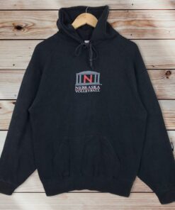 Vintage Style 90’s University of Nebraska Volleyball Pullover Hoodie Printed Big Logo Nebraska Volleyball Sweater Pullover, Hoodie, Shirt Gifts for Fans