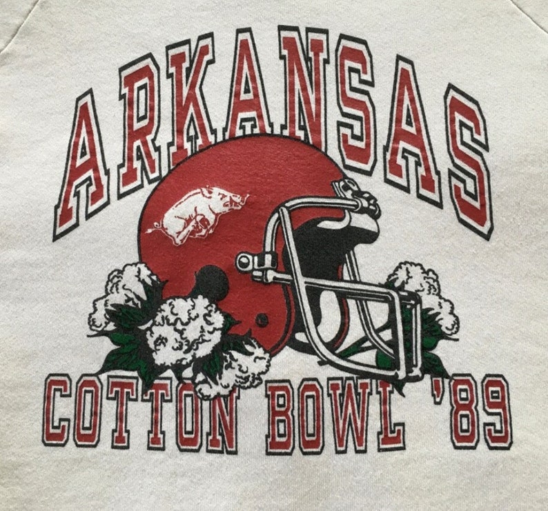 Vintage Style Arkansas Razorbacks University Cotton Bowl football Sweatshirt, Arkansas Razorbacks Sweater, Gift for Her, Gift For Him