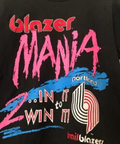 Vintage Style BNA Portland Trail Blazers T Shirt Hoodie Sweatshirt Full Size Full Color Gift for BNA Fans