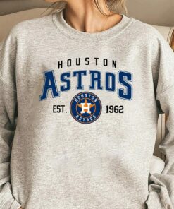 Vintage Style Baseball 2022 Houston Astros EST 1962 Sweatshirt Shirt Hoodie