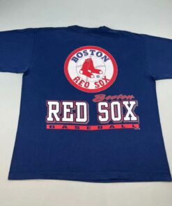 Vintage Style Boston Red Sox Baseball 90s T-Shirt Sweatshirt Pullover Hoodie Reprinted Full Color Full Size