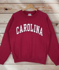 Vintage Style Carolina University Crewneck Sweatshirt Printed Spell Out Logo Carolina University Sweater Pullover Hoodie, Shirt Gifts for Fans